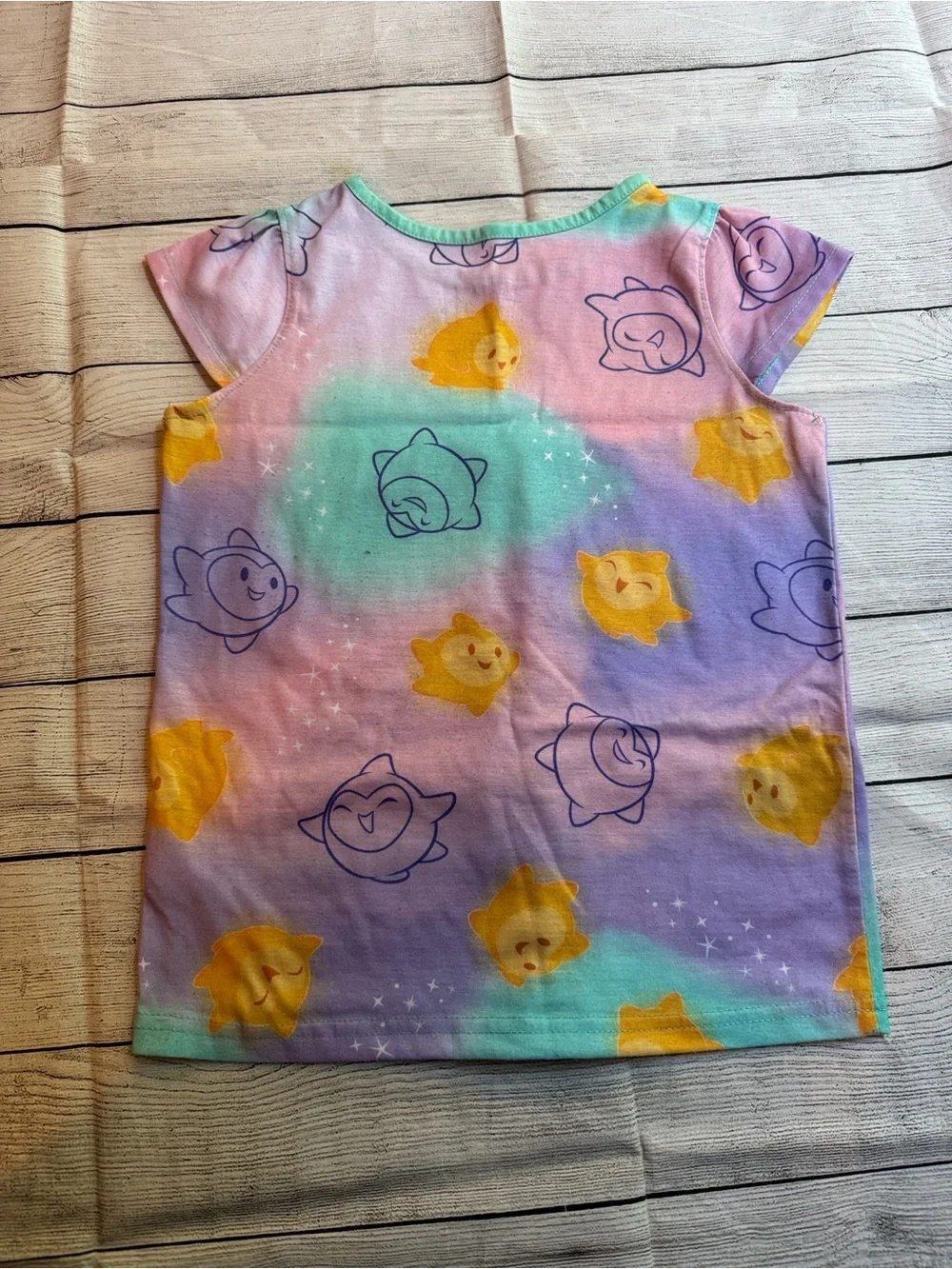 Disney Wish Princess Short Sleeve Pajama Set size Small